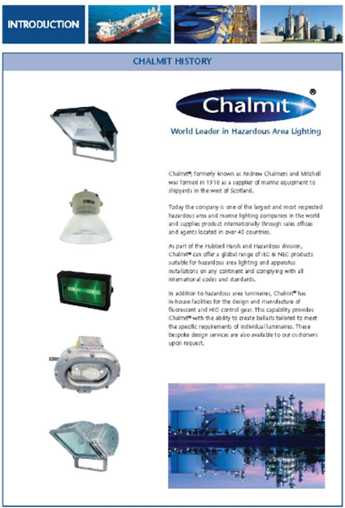 CHALMIT防爆灯具深圳市世纪博创科技有限公司